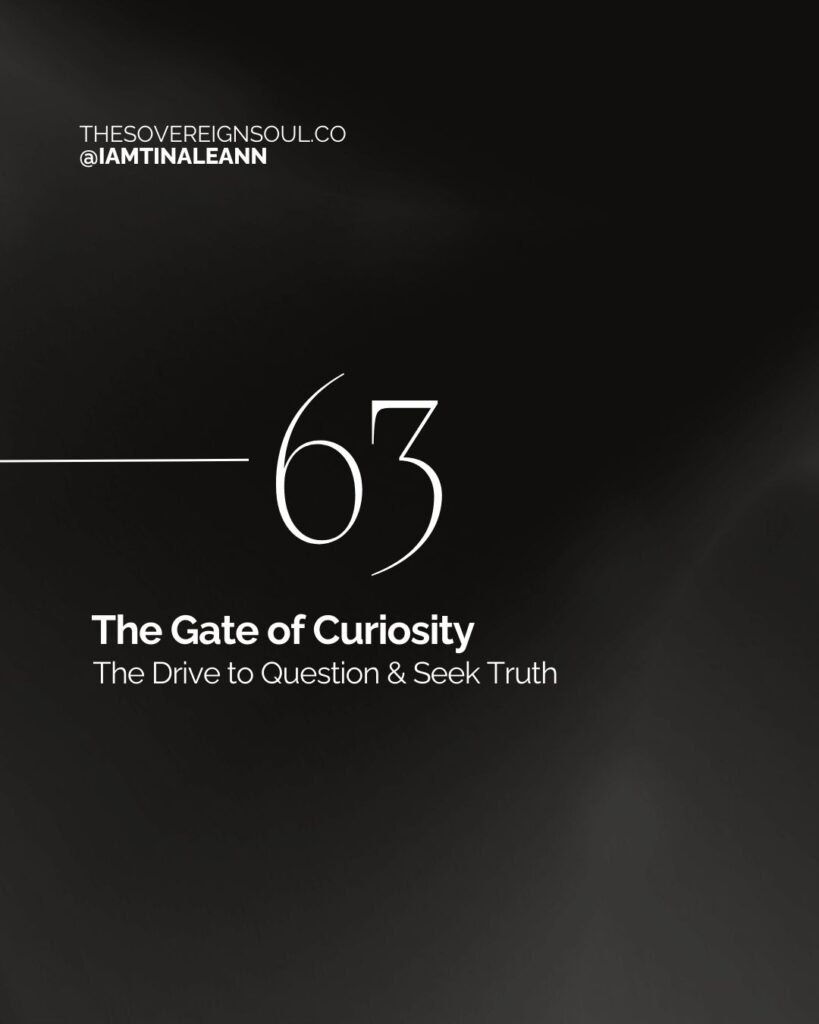 Gate 63, The Gate of Doubt, The Gate of After Completion, The Gate of Curiosity, Human Design, Head Center