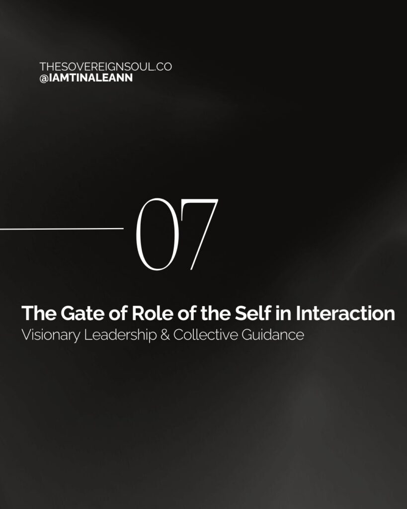 Gate 7, Human Design, The Gate of The Role of The Self in Interaction, The Gate of The Army, The Gate of Collaboration