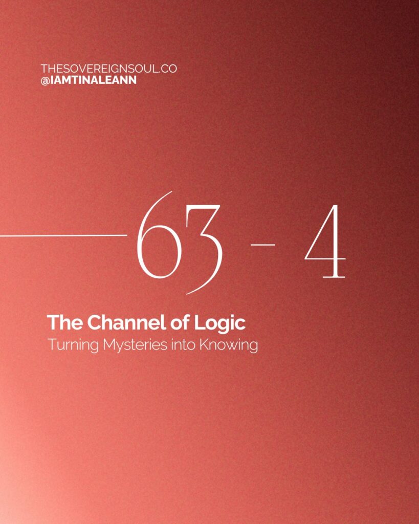 Channel 63-4, The Channel of Logic, Gate 63, gate 4, Human Design