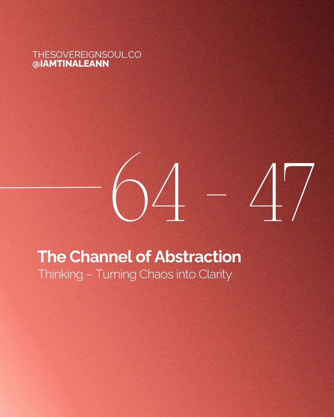 Channel 64 - 47, The Channel of Abstraction, Human Design