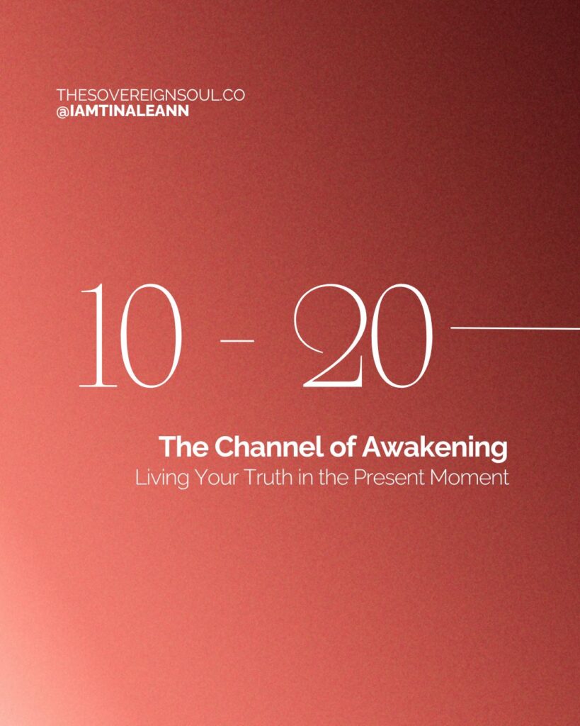 The Channel of Awakening, Channel 10-20, Gate 10, Gate 20, Human Design