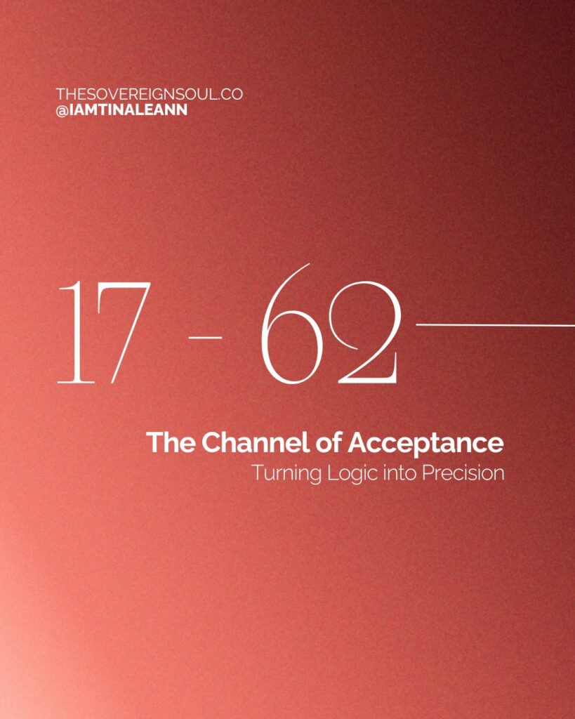 The Channel of Acceptance, Channel 17-62, Gate 17, gate 62, Human Design