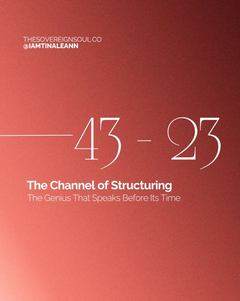 Channel 43-23, The Channel of Structuring, Human Design, Gate 43, gate 23