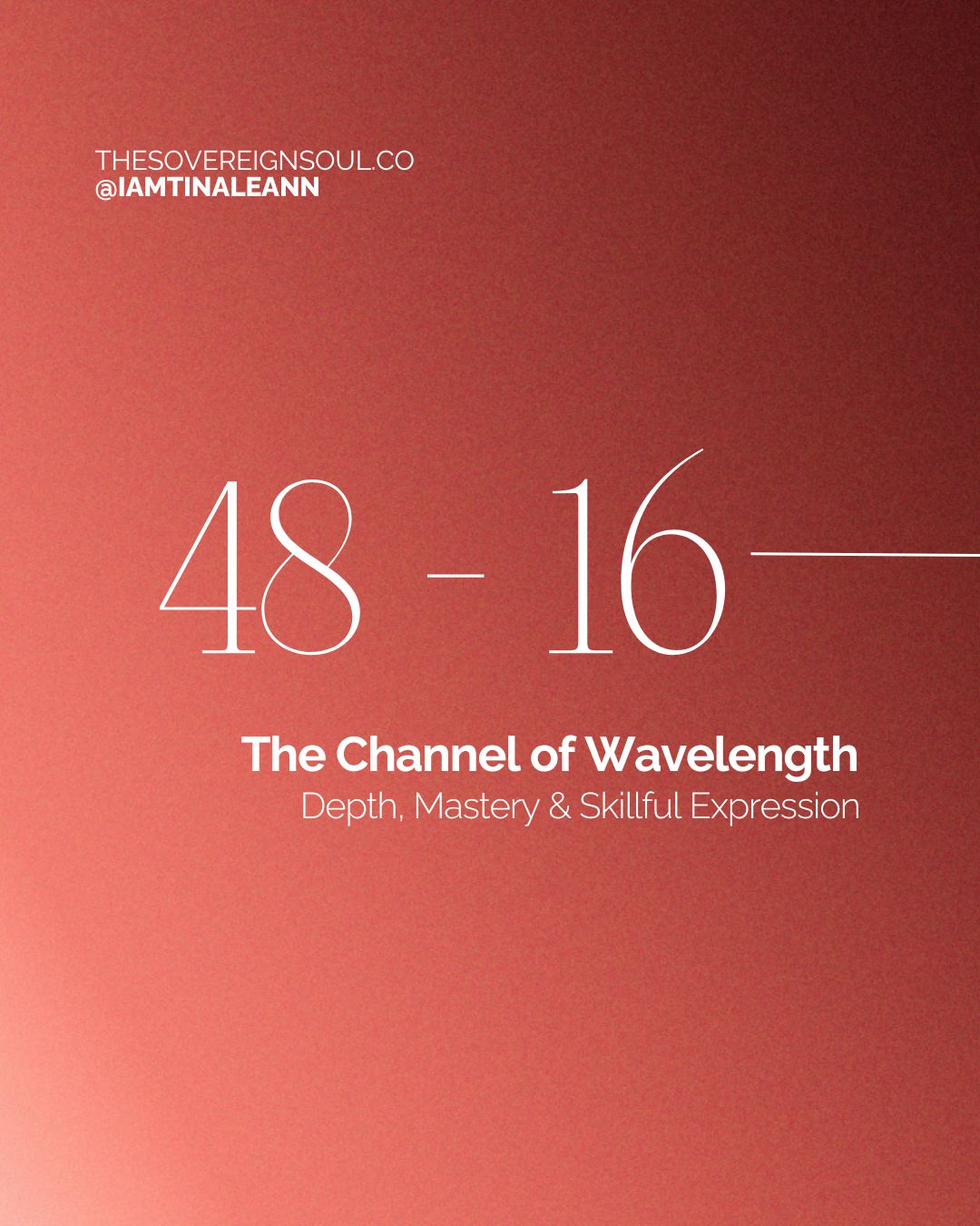 The Channel of Wavelength, Channel 48-16, gate 48, gate 16, Human Design